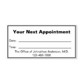 Ärztebüro Ihre nächste Erinnerung Permastempel (Design)