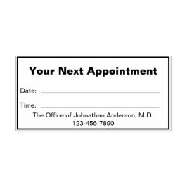 Ärztebüro Ihre nächste Erinnerung Permastempel