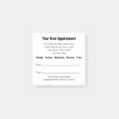 Ärztebüro Ihre nächste Erinnerung Post-it Klebezettel (Vorderseite)