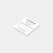 Ärztebüro Ihre nächste Erinnerung Post-it Klebezettel (angewinkelt)