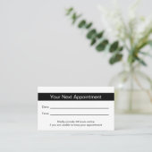 Ärztebüro - Ihre nächste Erinnerung Terminkarte (Stehend Vorderseite)