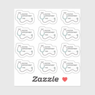 Ärzteernennungsplaner Erinnerung Health Tracker Pl Aufkleber