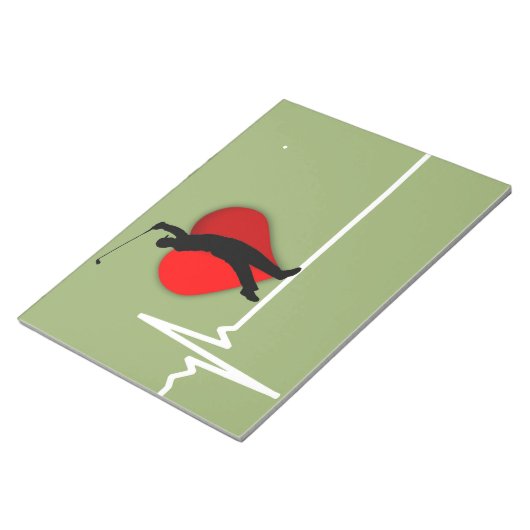 Ärztegolfeking Notizblock (angewinkelt)