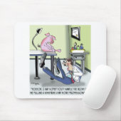 Ärztehandles, die Hamstring unprofessionell gezoge Mousepad (Mit Mouse)