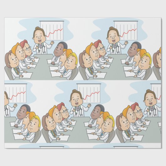 Ärztekonferenz Geschenkpapier (Flach)