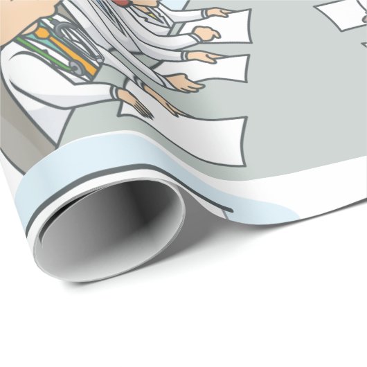 Ärztekonferenz Geschenkpapier (Rolleneckpunkt)