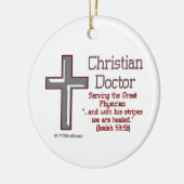 Ärzteornament Keramikornament (Links)