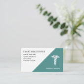 Ärzteschaft für Familienangehörige Visitenkarte (Stehend Vorderseite)