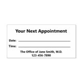 Ärzteschaft Ihre nächste Erinnerung Permastempel (Design)