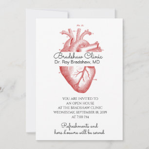 Ärzteschüler Kardiologe Open House Einladung