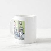 Ärzteschutzhandschuhe unprofessionell gezogen kaffeetasse (Vorderseite Links)