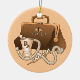 Ärztetasche Keramikornament