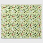 Arztgeschenk Geschenkpapier (Flach)