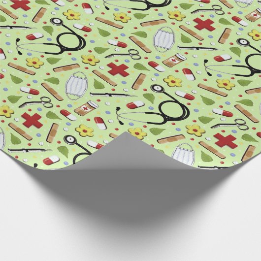 Arztgeschenk Geschenkpapier (Ecke)