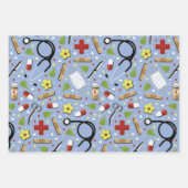 Arztgeschenk Geschenkpapier Set (Vorderseite)