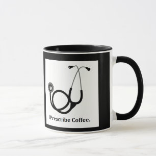 Arztgeschenk Ich verschreibe Kaffee Tasse