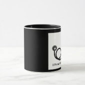 Arztgeschenk Ich verschreibe Kaffee Tasse (Zentrum)