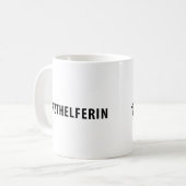 Arzthelferin Ikone Kaffeetasse (Vorderseite Links)