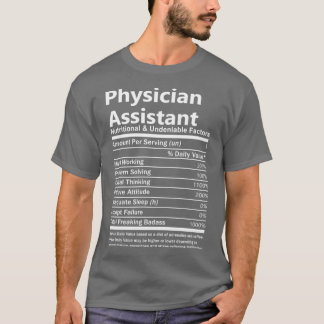 Ärztin Assistant Nutrition and Undeniable Fac T-Shirt
