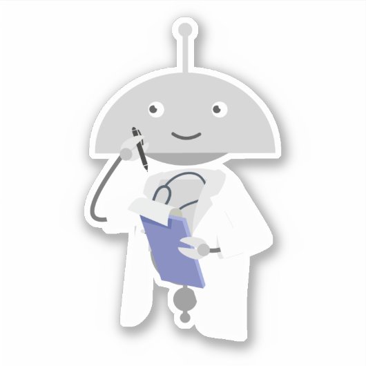 Ärztin Aufkleber (Vorderseite)