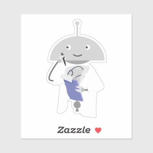 Ärztin Aufkleber (Blatt)