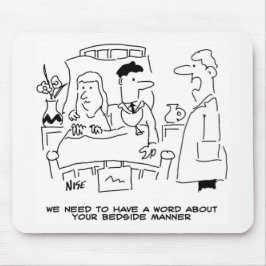 Ärztin Bettwäscherin nicht ganz richtig Mousepad