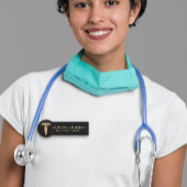 Ärztin Caduceus Gold Medizin RN Namensschild