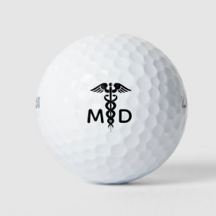 Ärztin Caduceus MD Custom Golfball