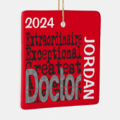 Ärztin CUSTOM Keramikornament (Rechts)