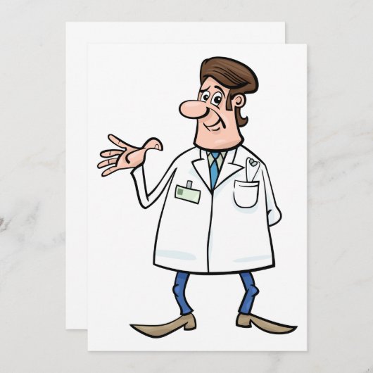 Ärztin Einladung (Vorne/Hinten)