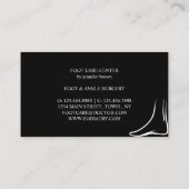 Ärztin für einfache Medizin Visitenkarte (Rückseite)