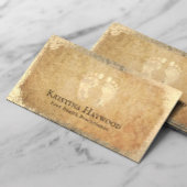 Ärztin für Fußmassage Gesundheitspflege Visitenkarte