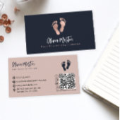 Ärztin für Fußpflege QR Visitenkarte