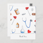 Ärztin für Krankenhausausrüstung oder Krankenpfleg Postkarte (Vorne/Hinten)