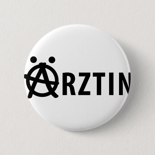 Ärztin Ikone Button (Vorderseite)