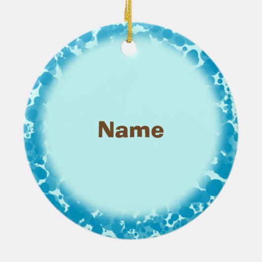 Ärztin Keramik Ornament (Hinten)