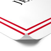 Ärztin Krankenpflege Abschluss Poster (Ecke)