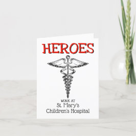 Ärztin Krankenpflege Krankenpflege im Krankenhaus  Dankeskarte