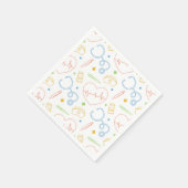 Ärztin Krankenpflegerkrankheit Serviette (Ecke)