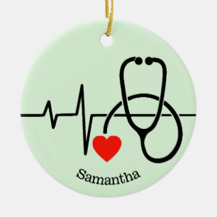 Ärztin Krankenpflegervereinigung Keramik Ornament