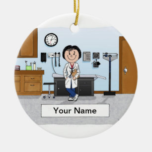 Ärztin, Krankenschwester, Ärztin Assistentin - Fra Keramik Ornament