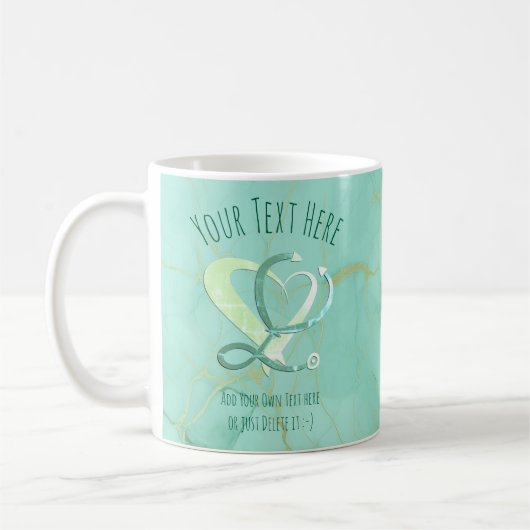 Ärztin, Krankenschwester, paramedizinisch, Geschen Kaffeetasse (Links)