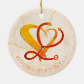 Ärztin, Krankenschwester, paramedizinisch, Geschen Keramik Ornament (Hinten)