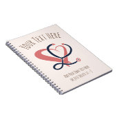 Ärztin, Krankenschwester, paramedizinisch, Geschen Notizblock (Rechte Seite)