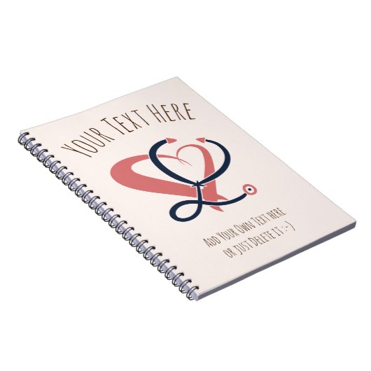 Ärztin, Krankenschwester, paramedizinisch, Geschen Notizblock (Rechte Seite)