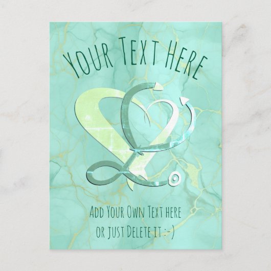 Ärztin, Krankenschwester, paramedizinisch, Geschen Postkarte (Vorderseite)