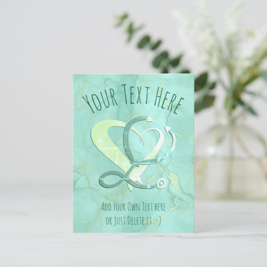 Ärztin, Krankenschwester, paramedizinisch, Geschen Postkarte (Stehend Vorderseite)