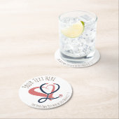 Ärztin, Krankenschwester, paramedizinisch, Geschen Runder Pappuntersetzer (Vor Ort)