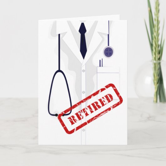 Ärztin mit Rertiedaten Karte (Vorderseite)