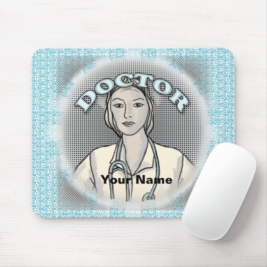 Ärztin Mousepad (Mit Mouse)